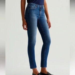 AG ADRIANA GOLDSHMIED DENIM JEANS THE STILT CIGARETTE LEG 27 R MADE IN USA